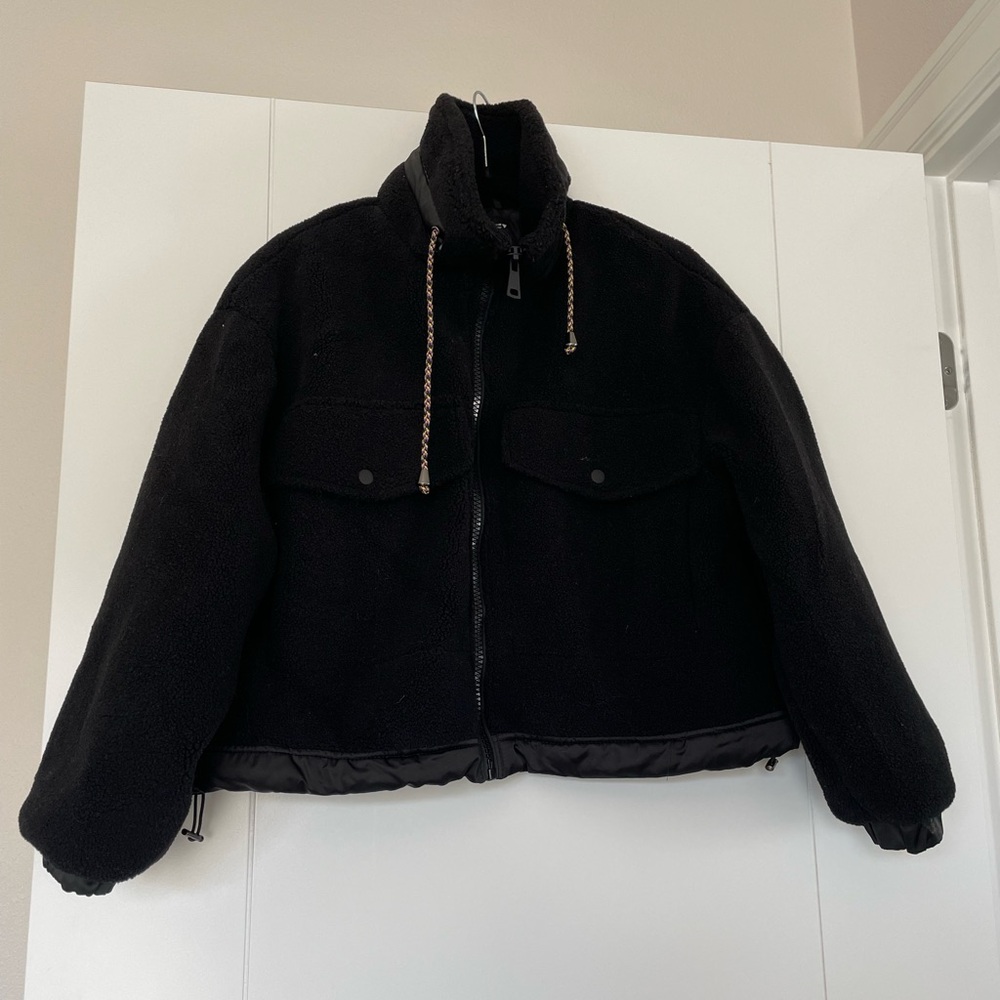 Zara Black Zip Up Jacket